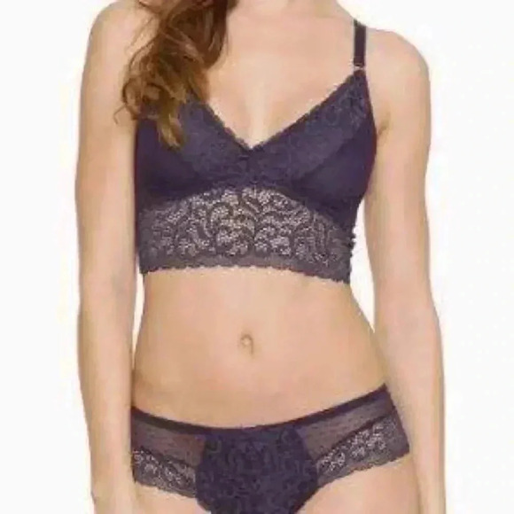 Blush Lingerie lace bralette‎ and panty set size Small. - Picture 1 of 3